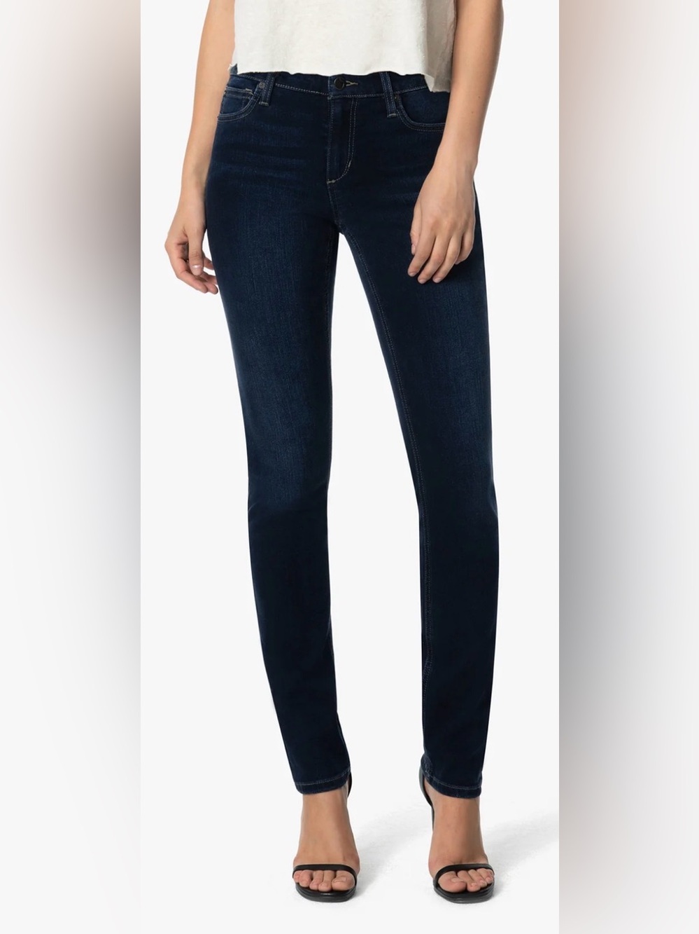 Joe's Jeans "The Cigarette" Dark Wash Contoured Straight Slim Women’s Jeans